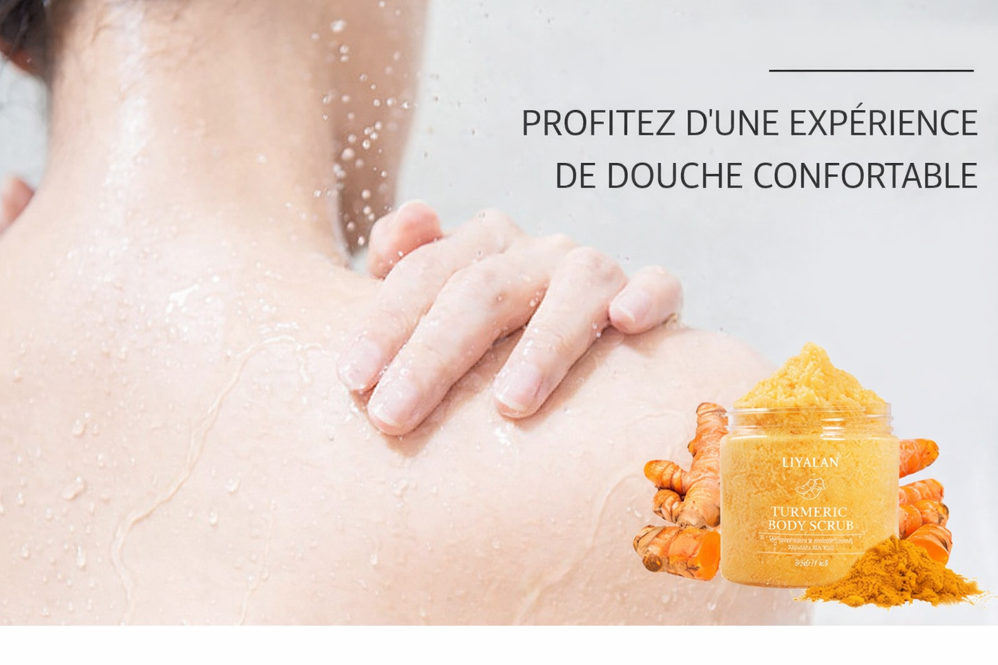 Gommage Sel & Curcuma – Exfoliant Corps & Visage 220 ml