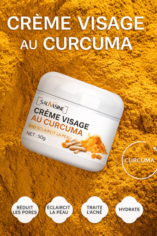 Crème au Curcuma – Hydratant Naturel Visage & Corps